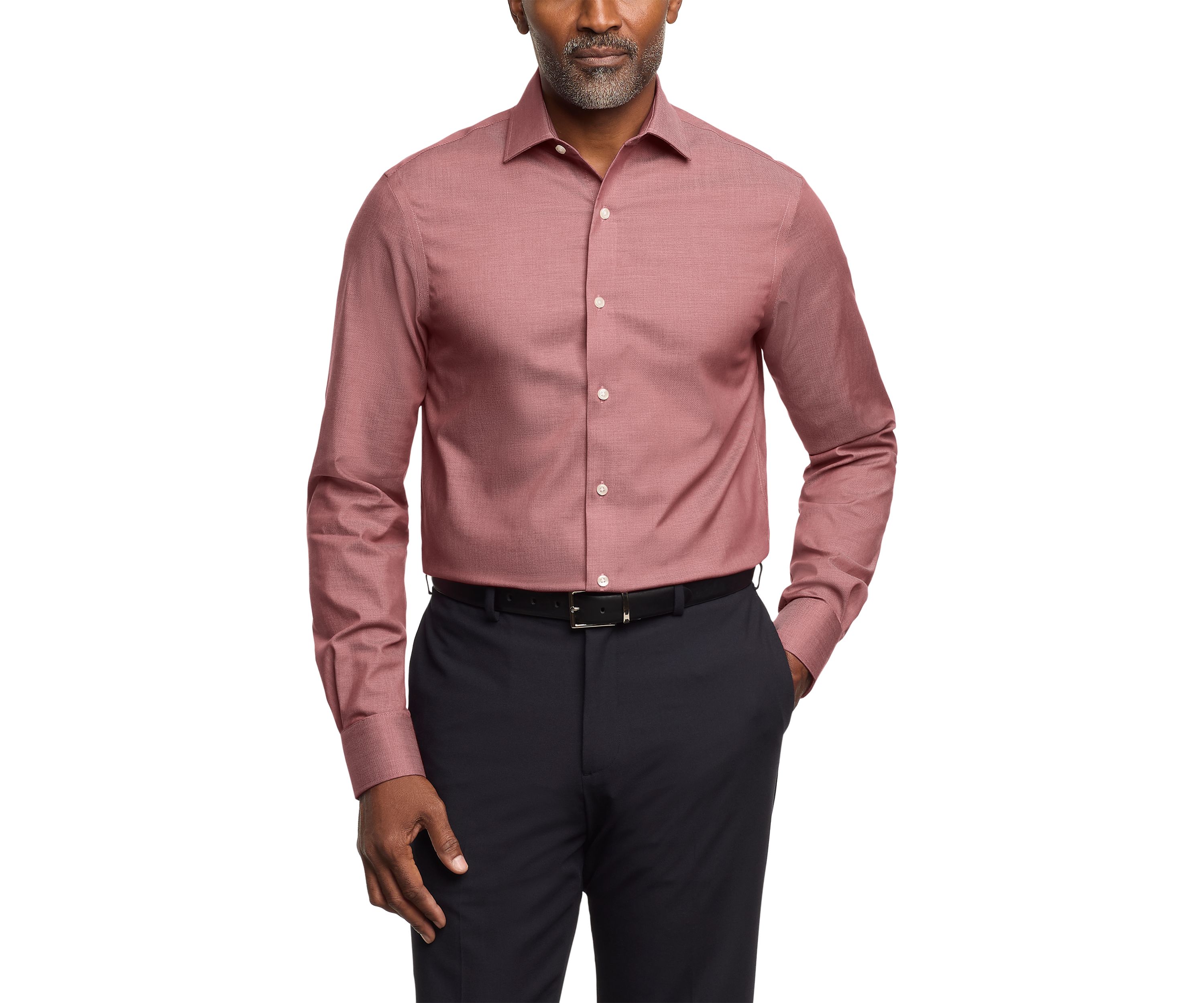 Flex Regular Fit Wrinkle Free Stretch Twill Dress Shirt