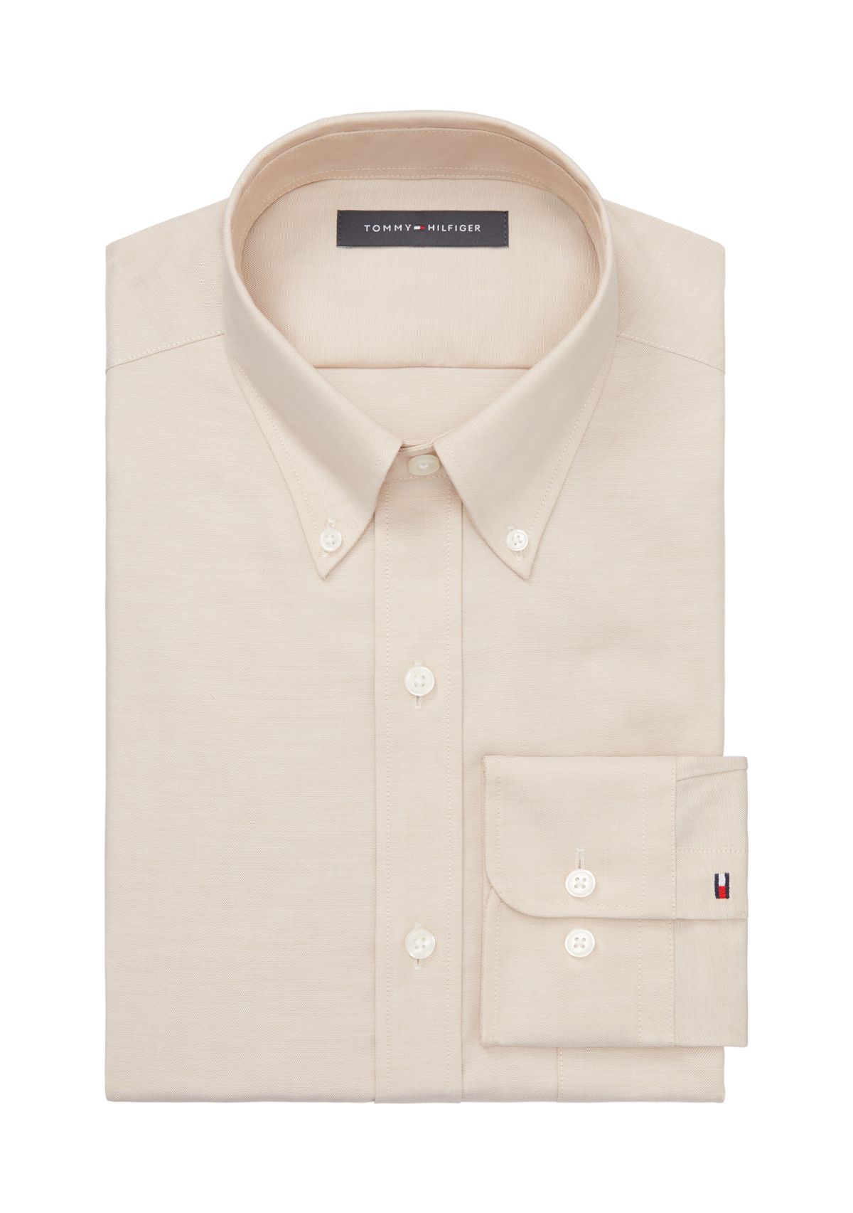 Flex Regular Fit Wrinkle Free Stretch Twill Dress Shirt