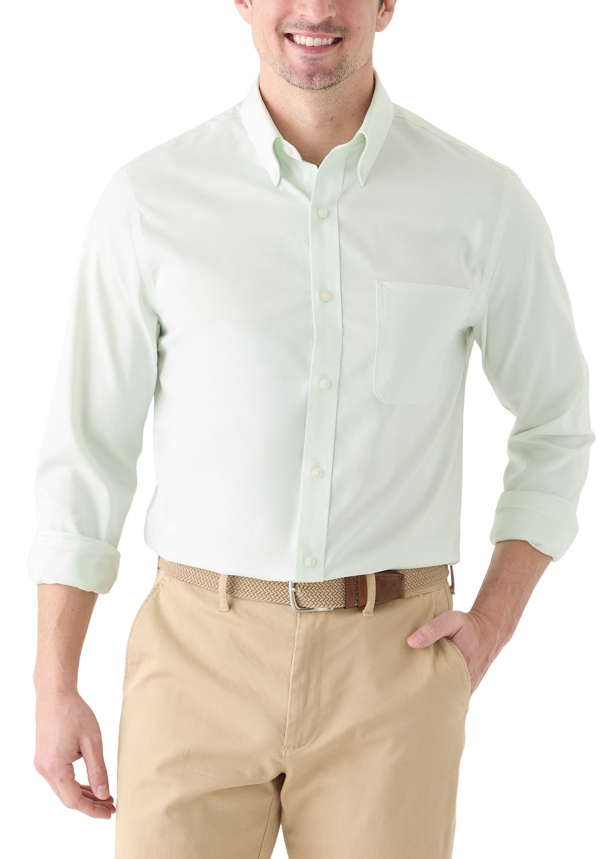 TH Flex Pinpoint Regular Fit Oxford Shirt 