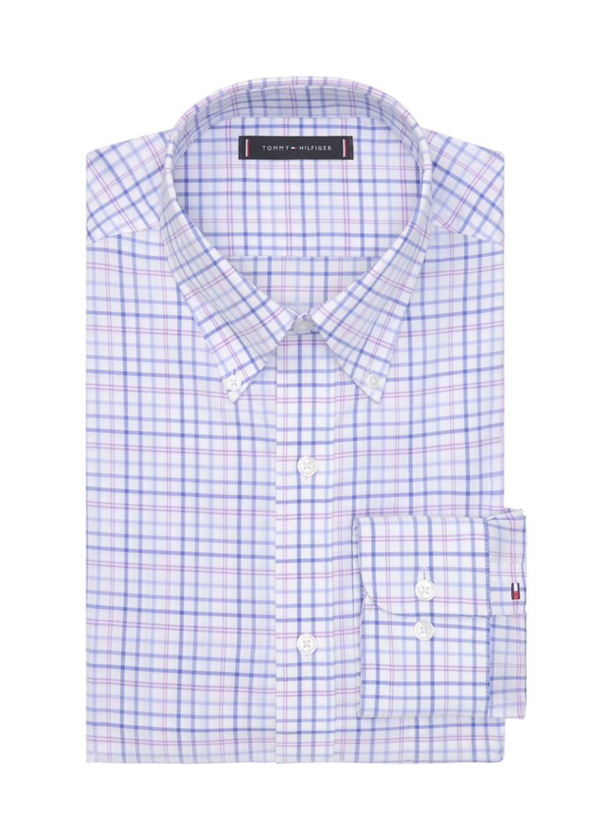 Flex Pinpoint Regular Fit Oxford Dress Shirt