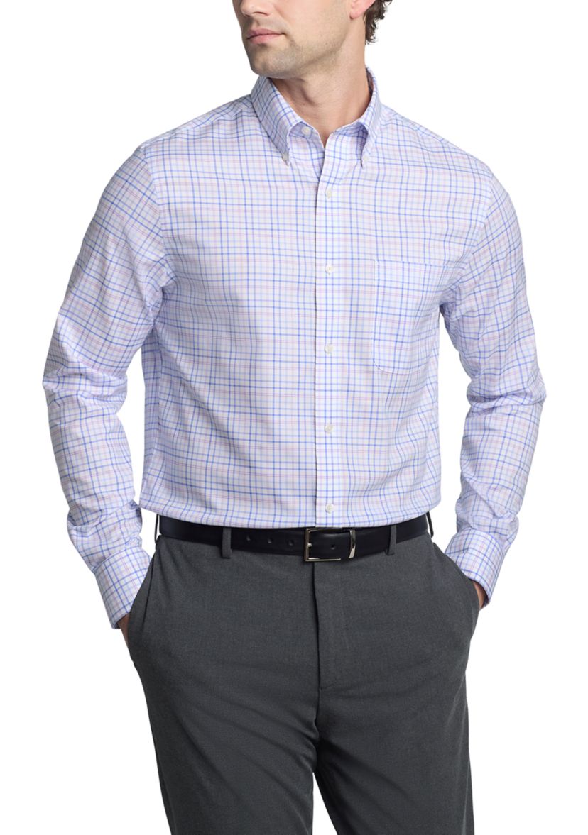Flex Pinpoint Regular Fit Oxford Dress Shirt