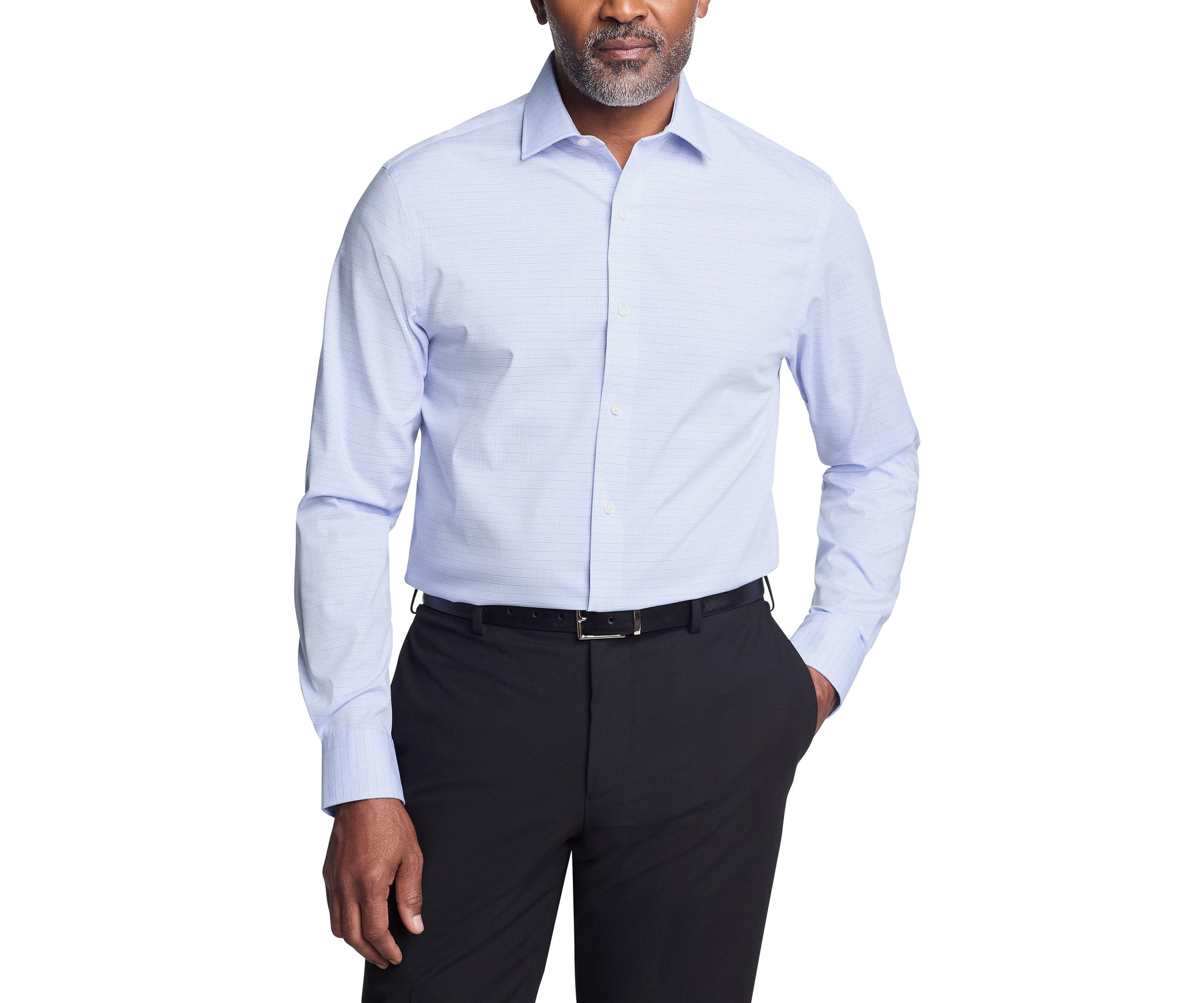 Flex Pinpoint Regular Fit Oxford Dress Shirt