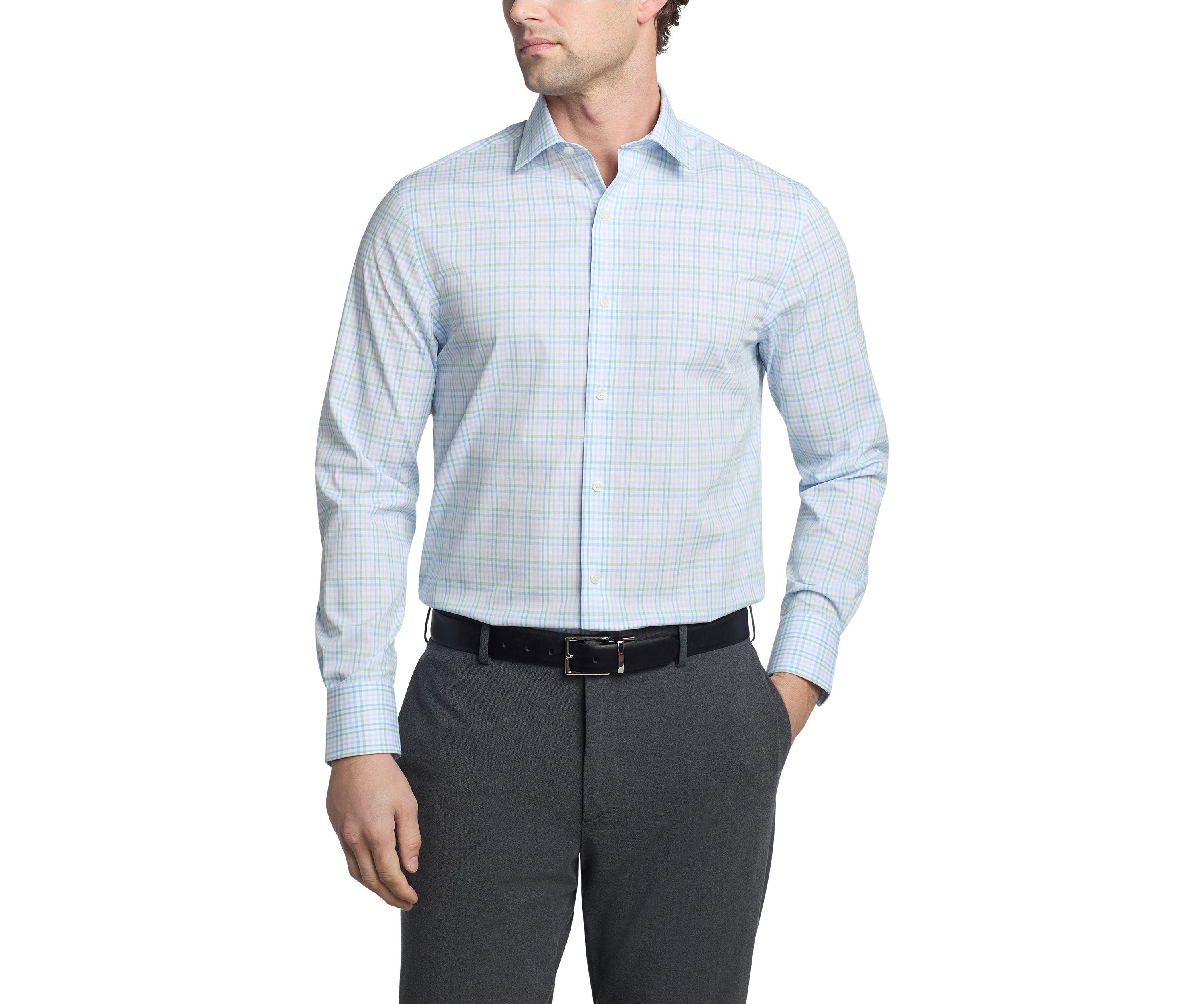 Flex Pinpoint Regular Fit Dress Shirt