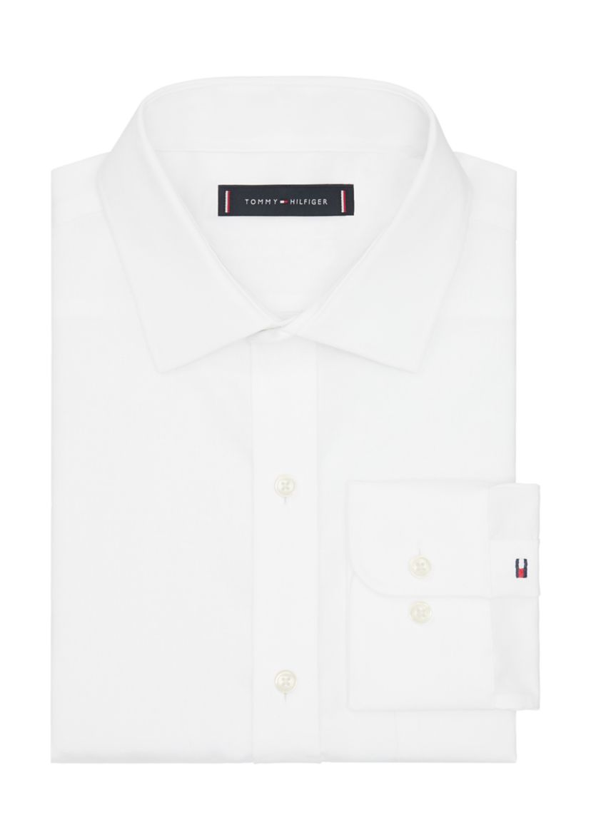 Mens Regular Fit Cotton Linen Dress Shirt