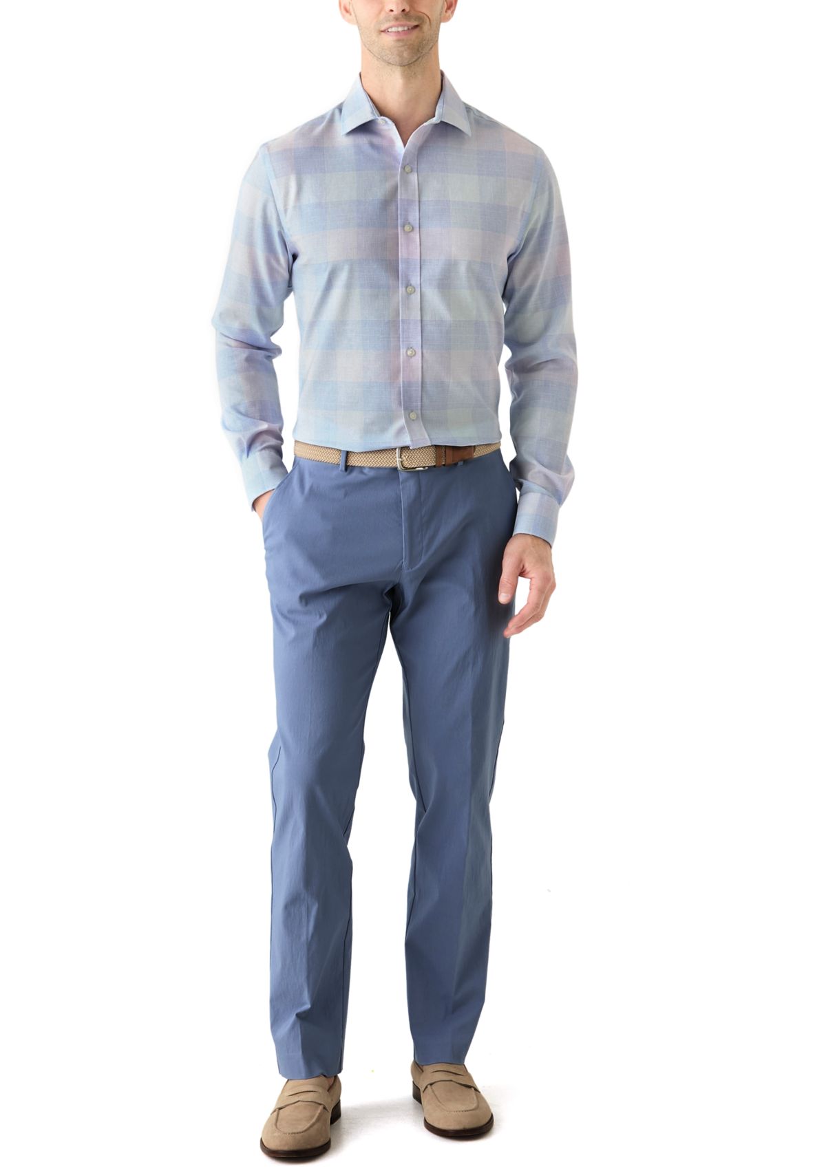 Cotton Linen Regular Fit Dress Shirt