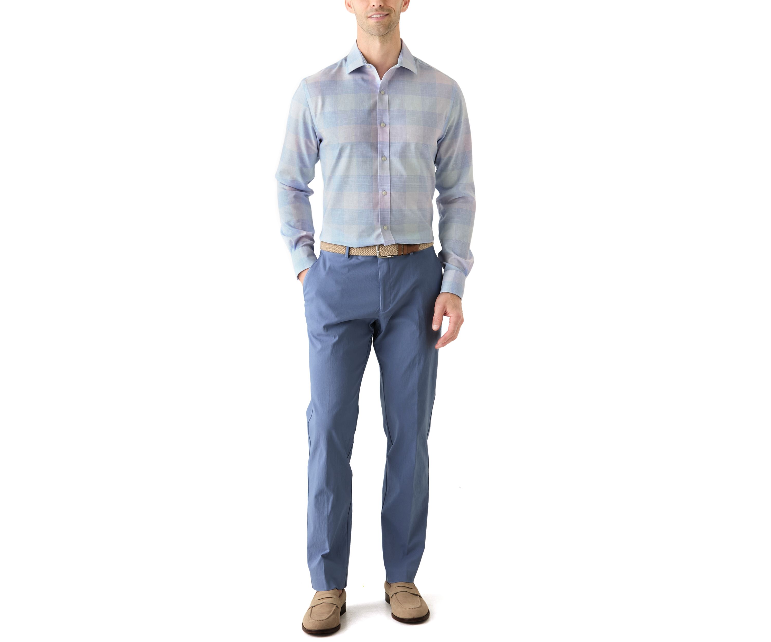 Cotton Linen Regular Fit Dress Shirt