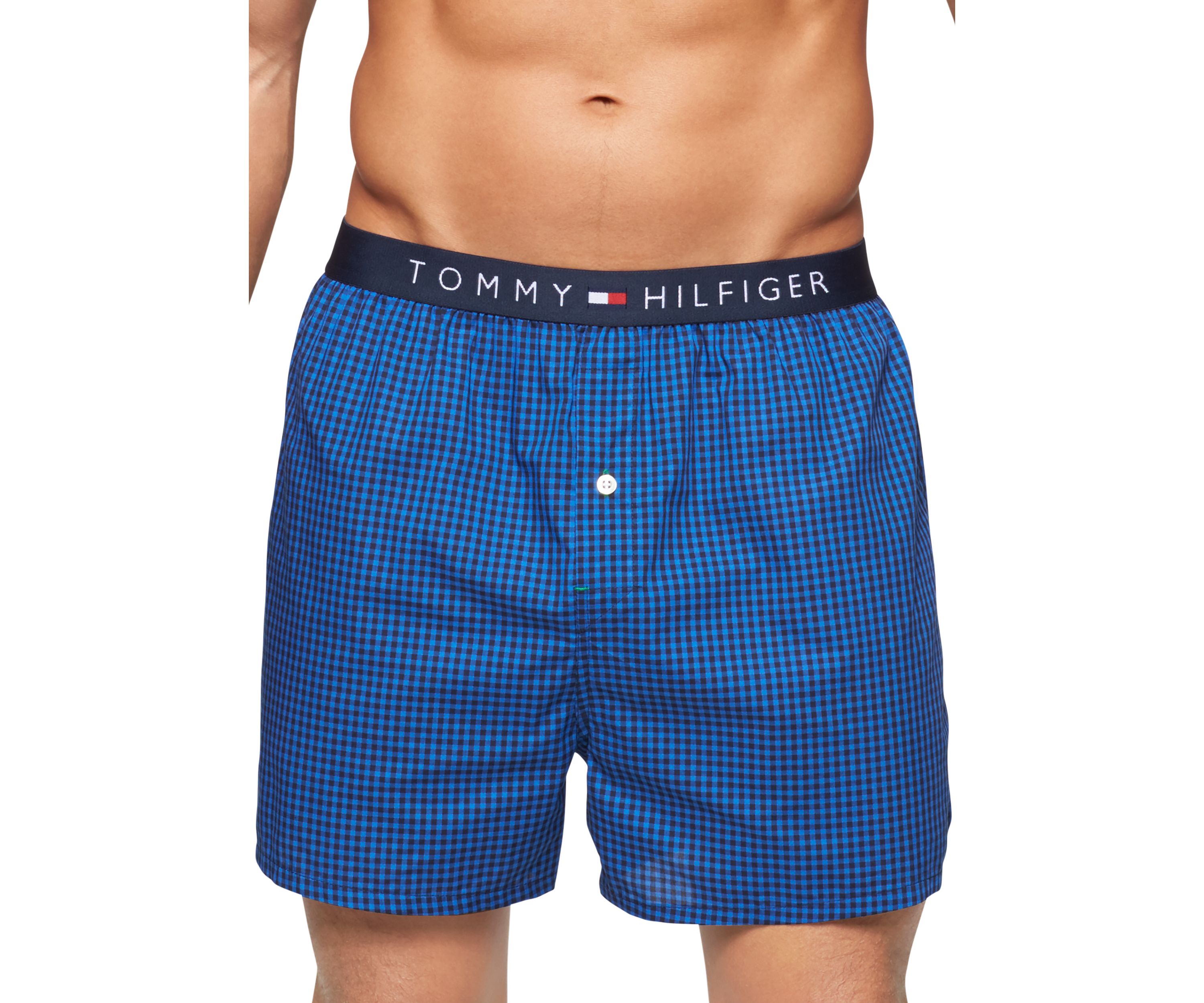 Woven Check Boxer