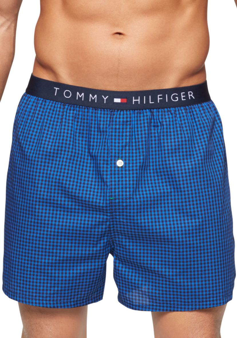 Woven Check Boxer