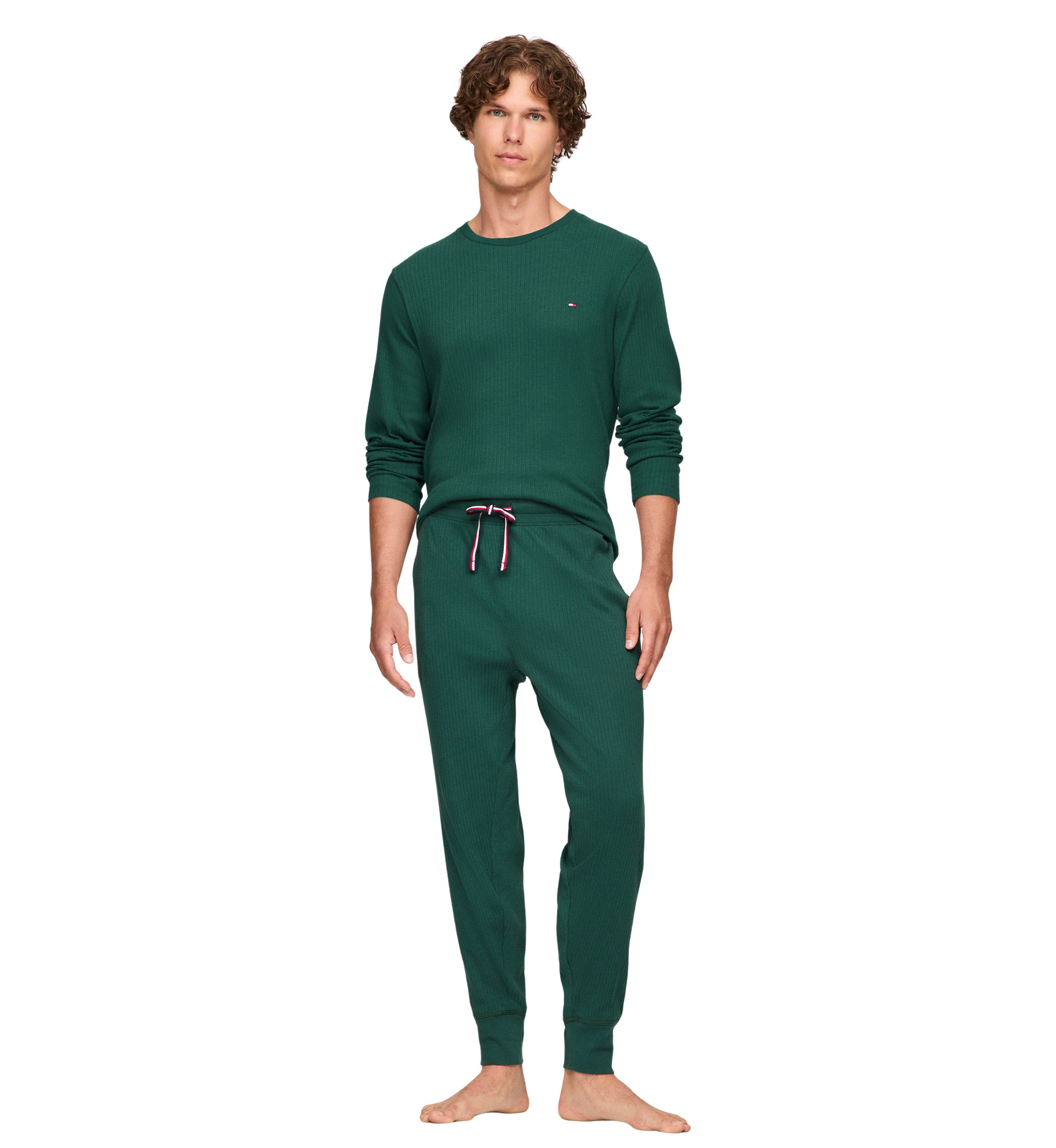 Sueded Rib Sleep Crew Neck Shirt