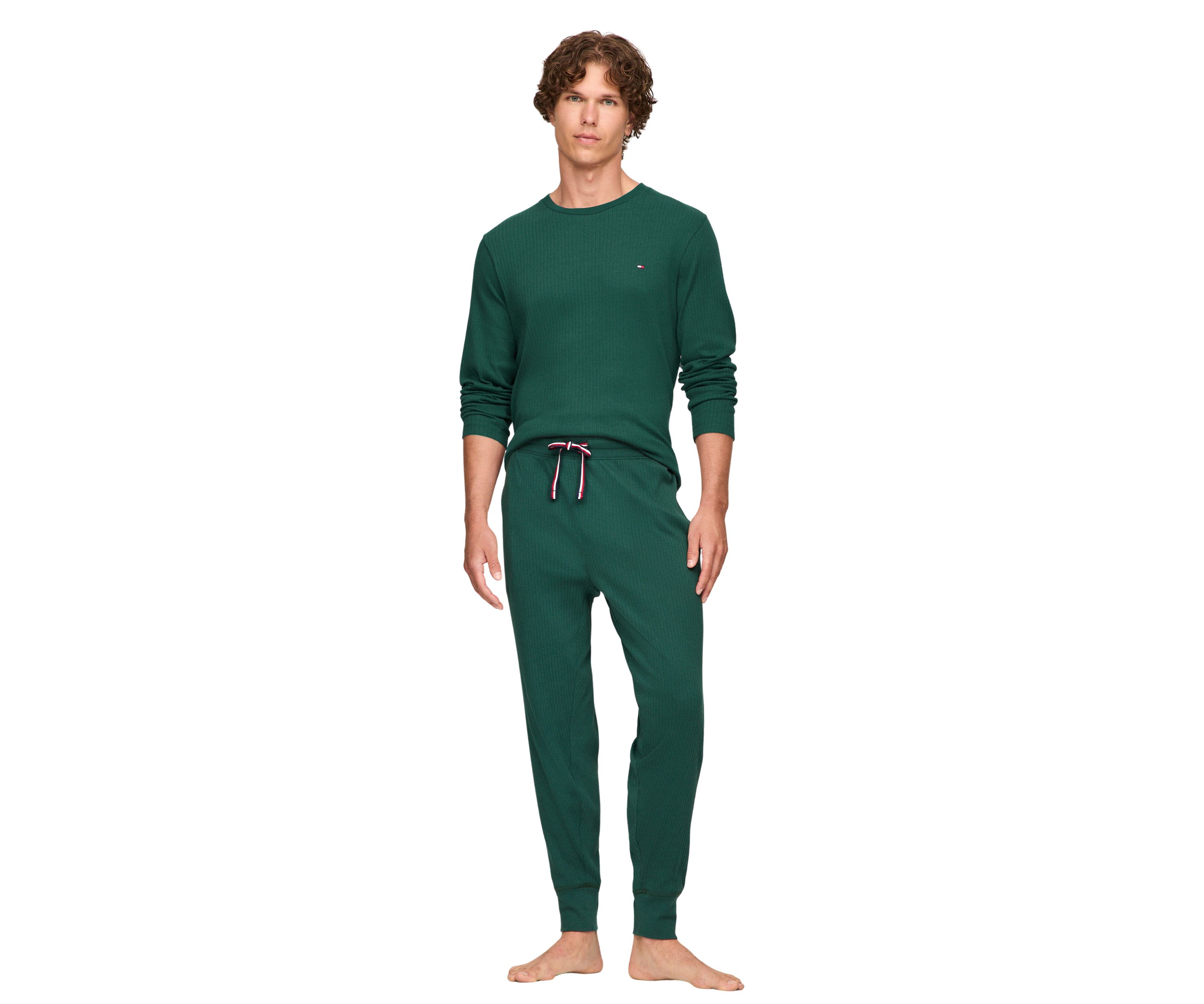 Sueded Rib Sleep Crew Neck Shirt