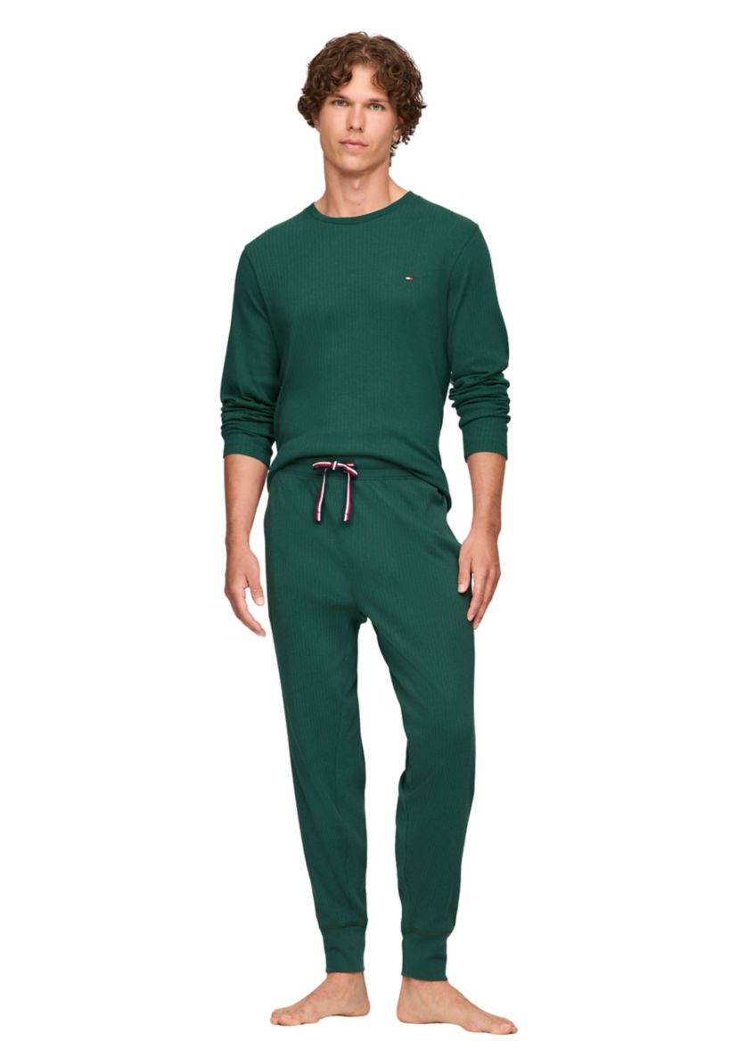 Sueded Rib Sleep Crew Neck Shirt