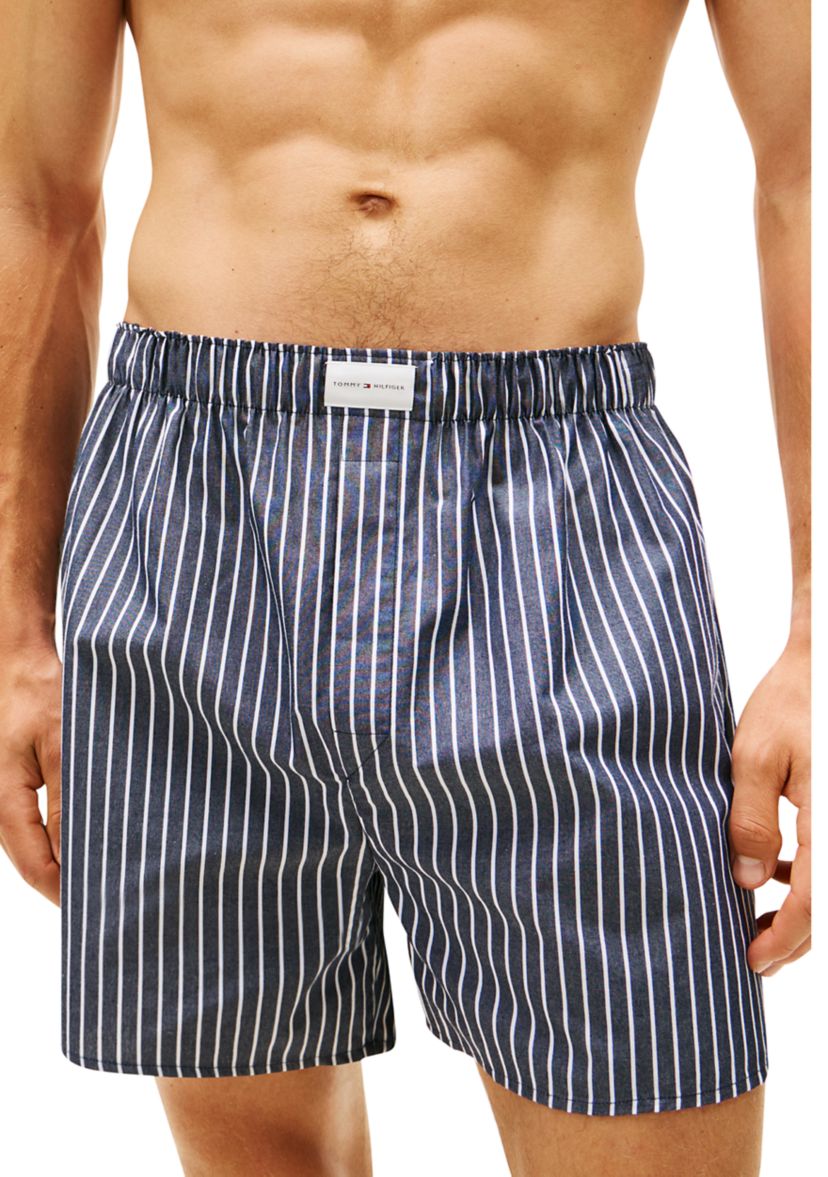 100% Cotton Classics Woven Boxers - 3-Pack 