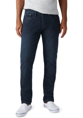 IZOD Men's Denim Jeans - Ultrasoft Stretch Denim Straight Fit Jeans for Men