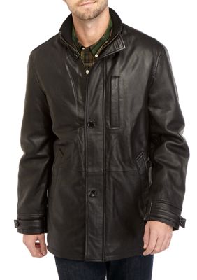 Boston Harbour Men's Leather Walker Jacket | belk