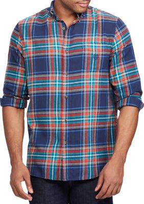 mens flannel shirts belk