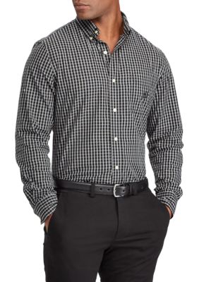 belk men's button down shirts