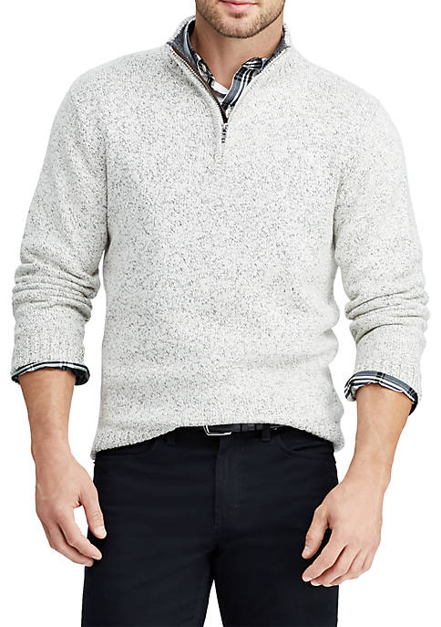 Chaps Cotton-Blend Mock Neck Sweater | belk