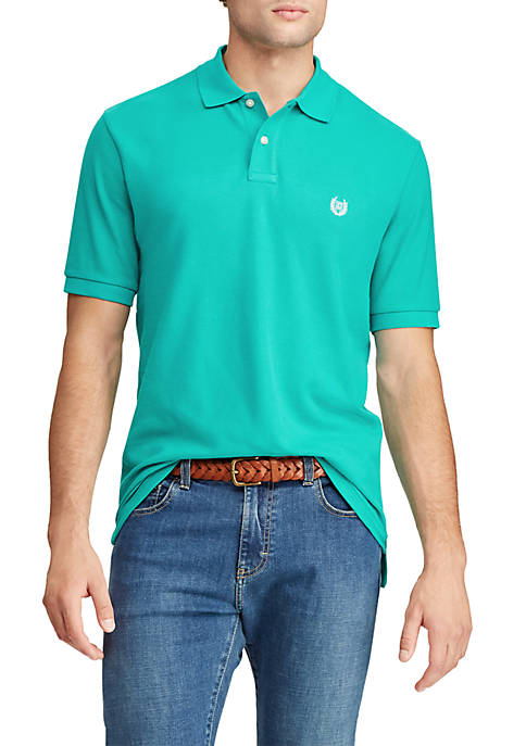 Chaps Short Sleeve Cotton Polo Shirt