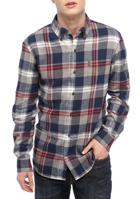 belk mens plaid shirts