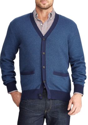 Chaps Cotton V-Neck Cardigan | belk