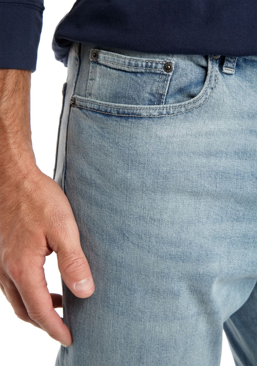 Stretch Denim Blue Jeans 