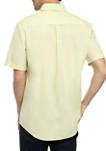 Micro Houndstooth Lime Shirt