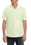 Short Sleeve Lime Piqué Polo Shirt 