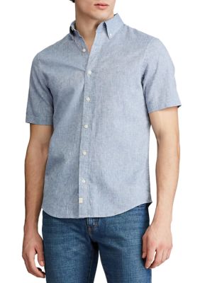 casual button down short sleeve shirts untucked