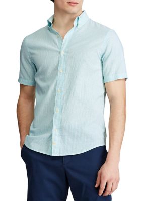casual button down short sleeve shirts untucked