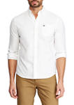 Long Sleeve Stretch Oxford Button-Down Shirt