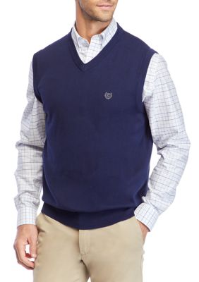 Chaps Solid Sweater Vest | belk