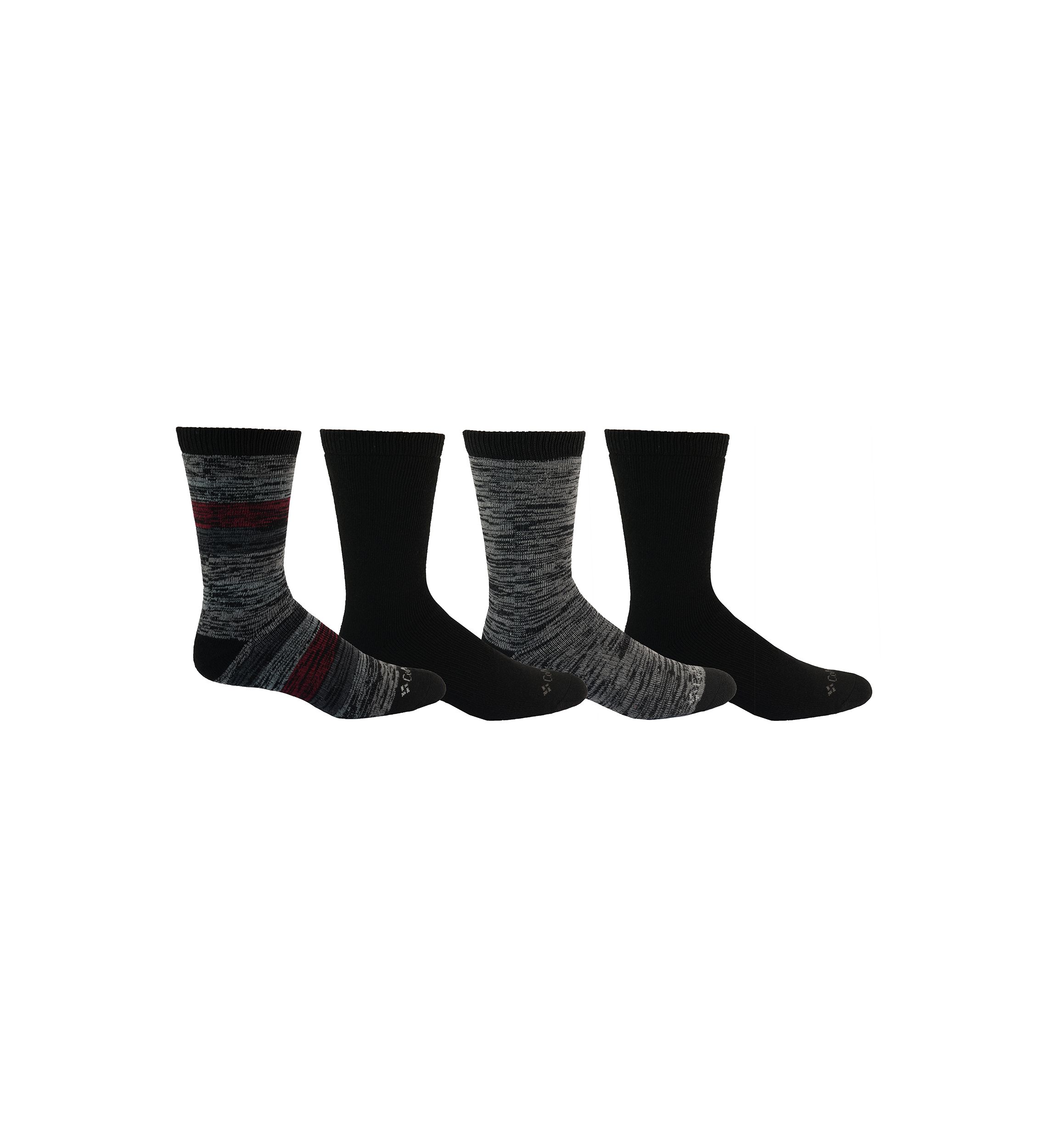 4-Pack Moisture Control Crew Socks 