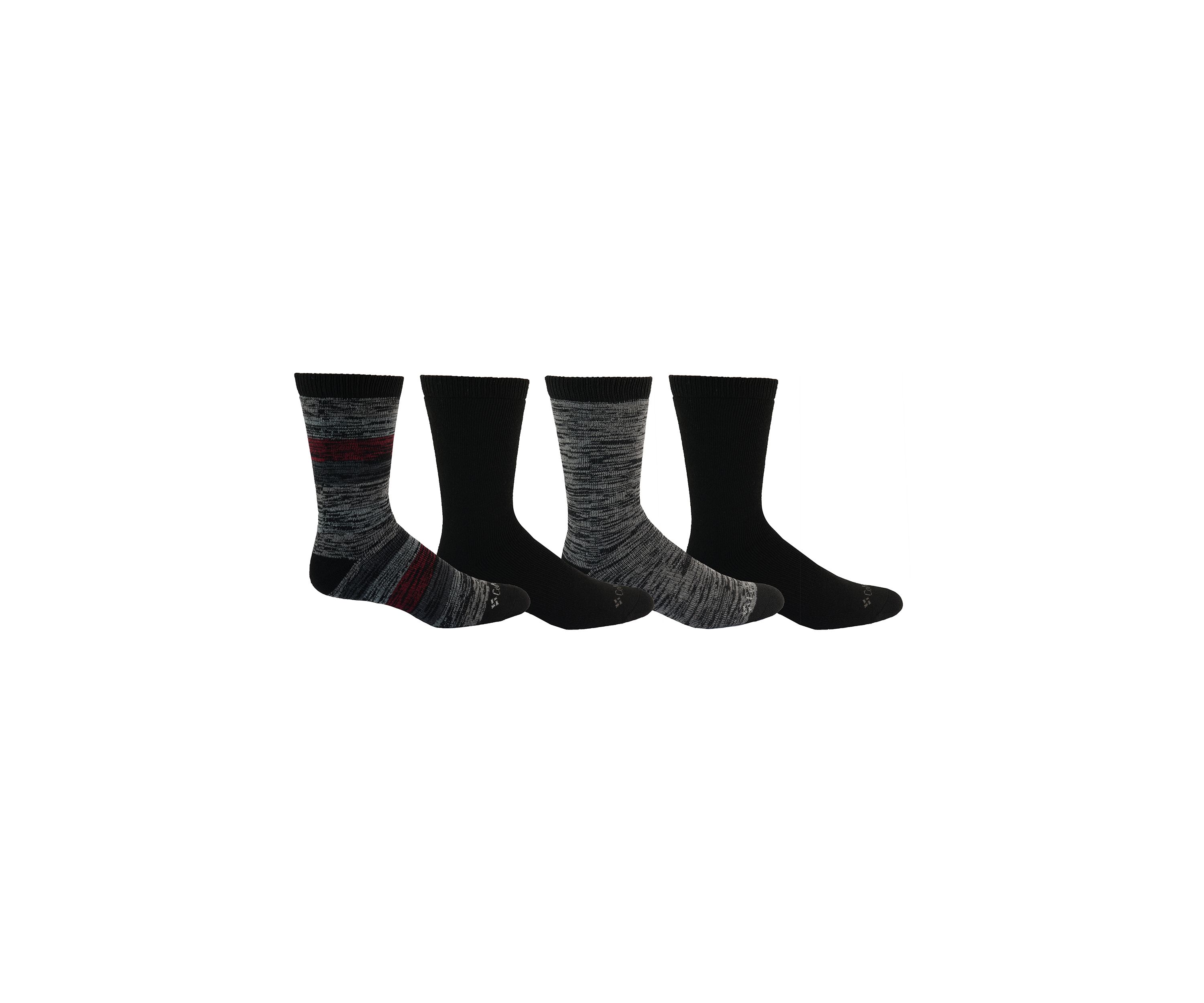 4-Pack Moisture Control Crew Socks 