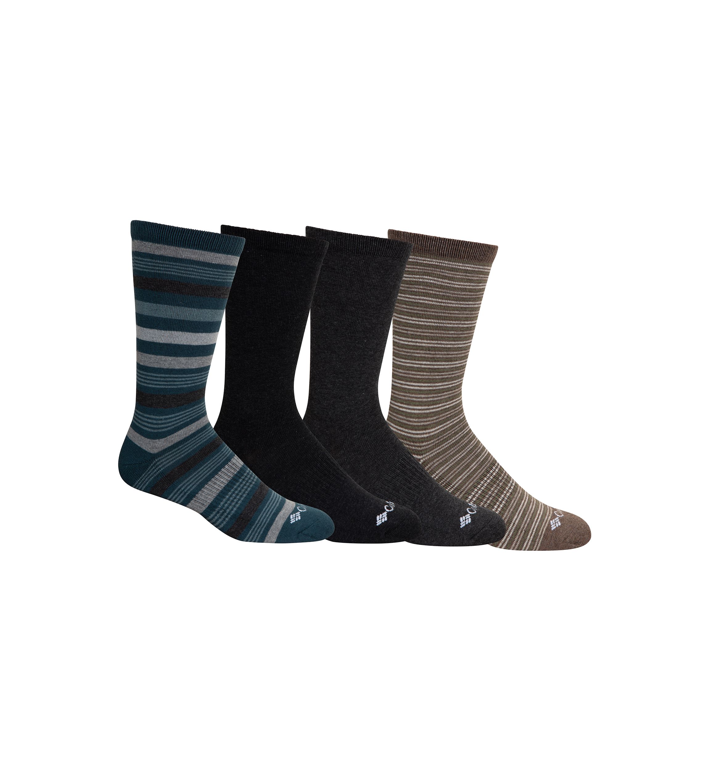 4-Pack Moisture Control Crew Socks
