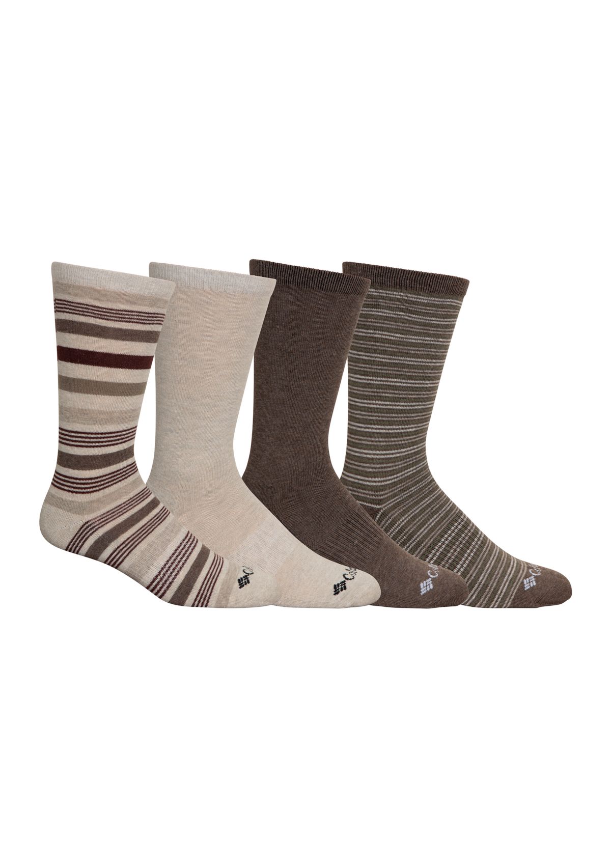 4-Pack Moisture Control Crew Socks