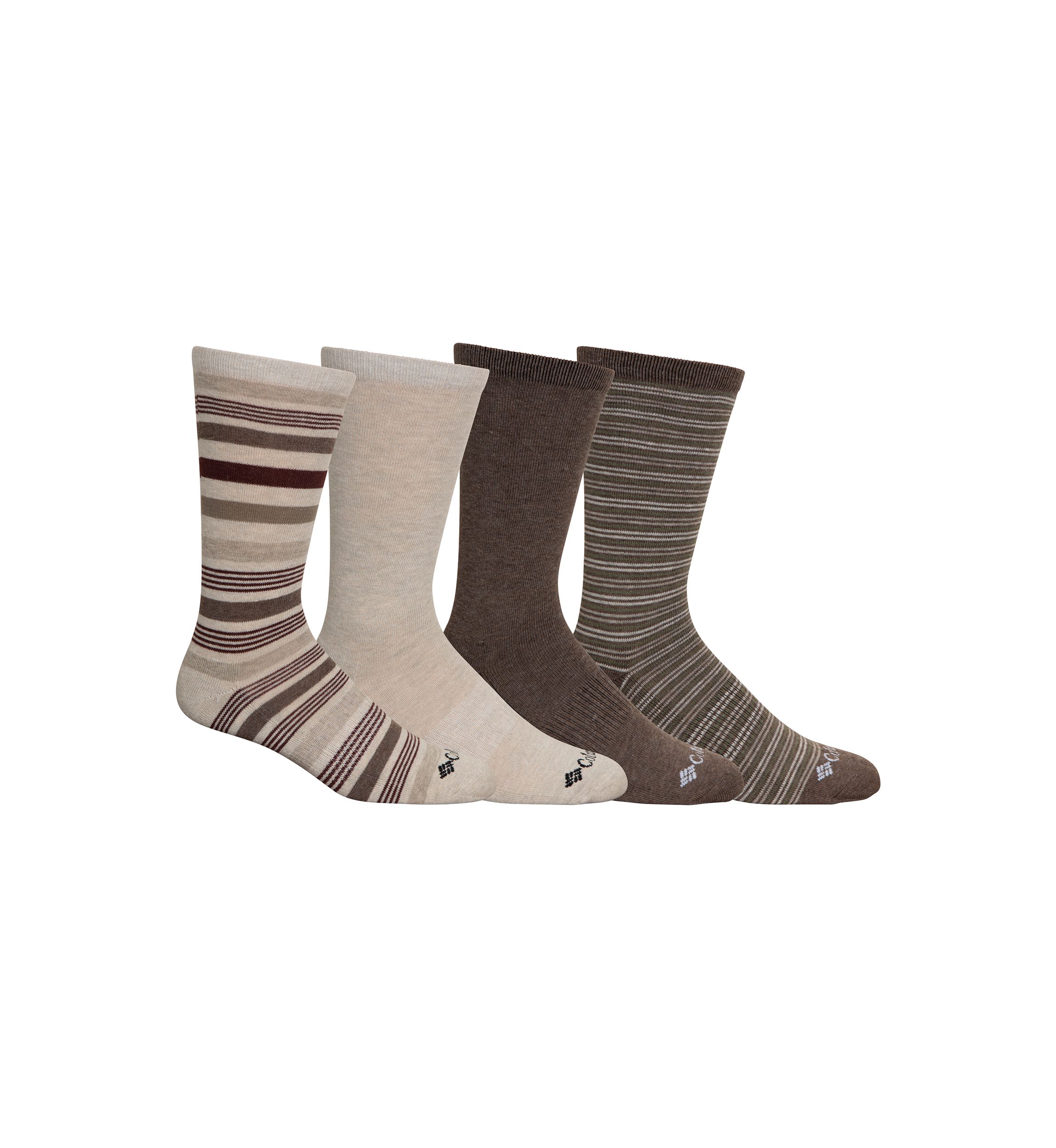 4-Pack Moisture Control Crew Socks