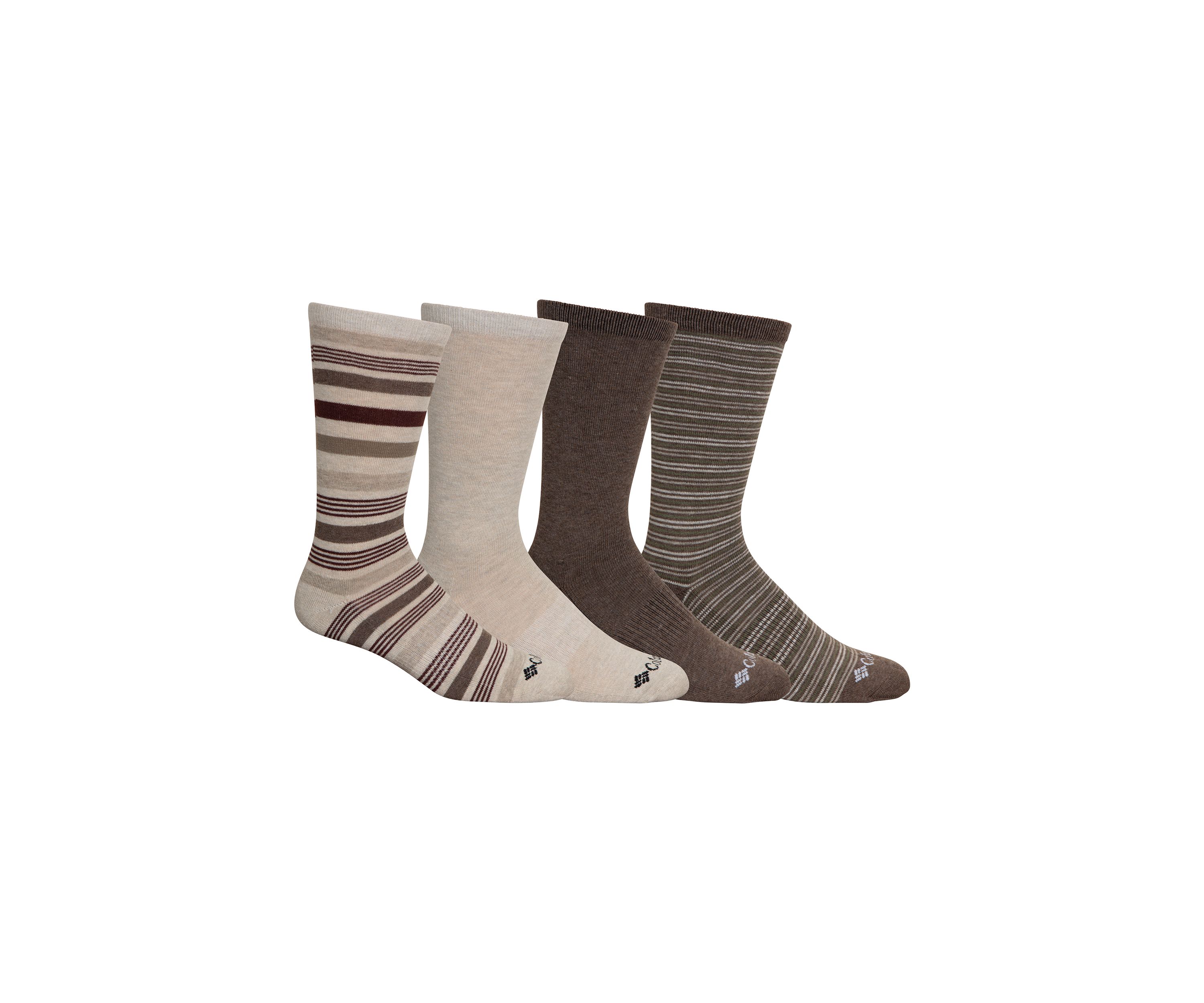 4-Pack Moisture Control Crew Socks