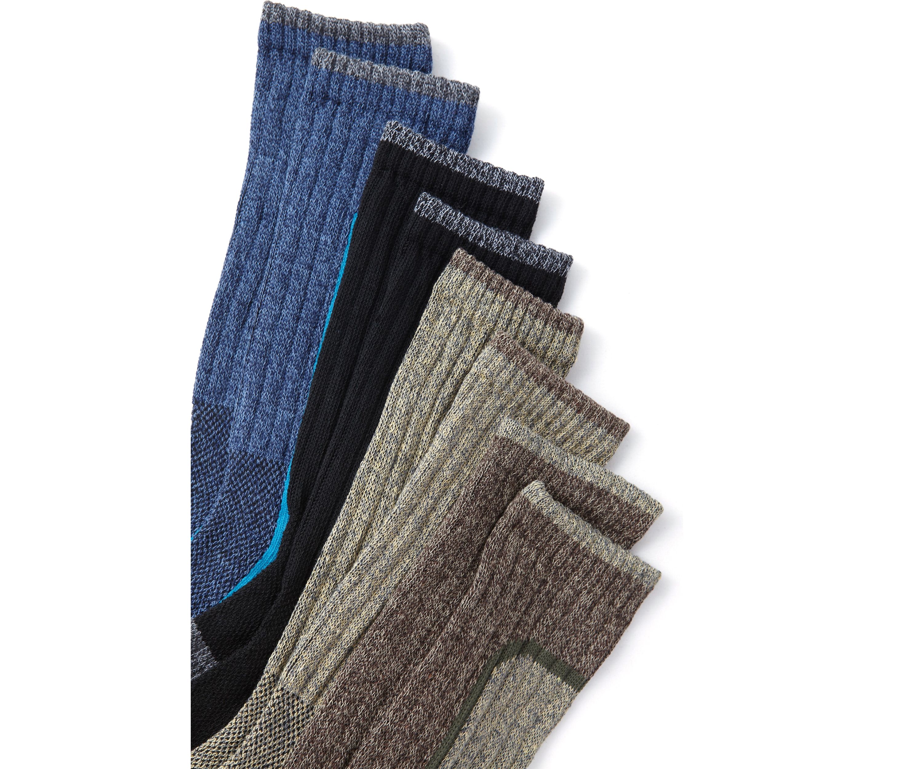  4-Pack of Plaid Crew Socks 