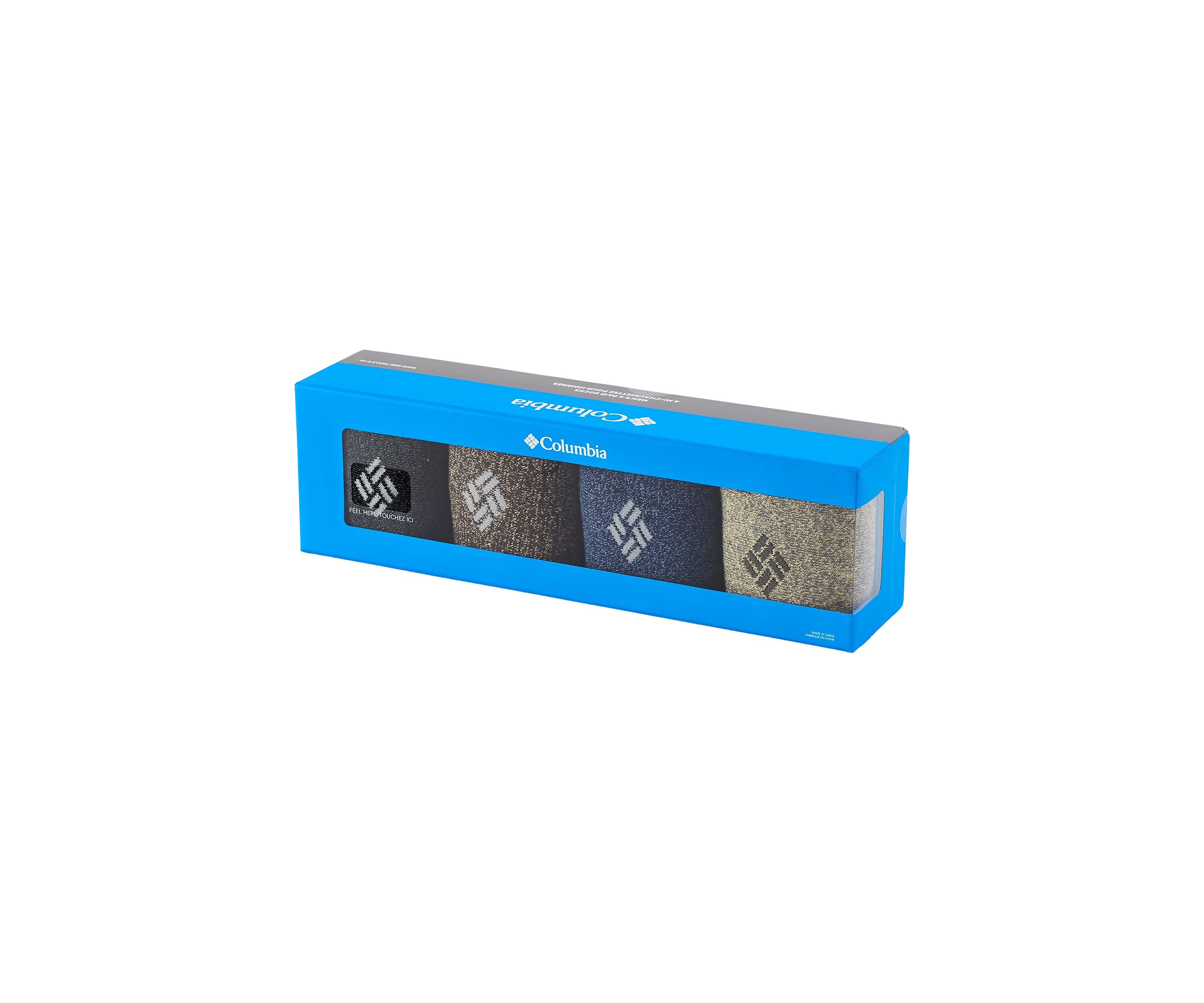 4-Pack Crew Socks Gift Box