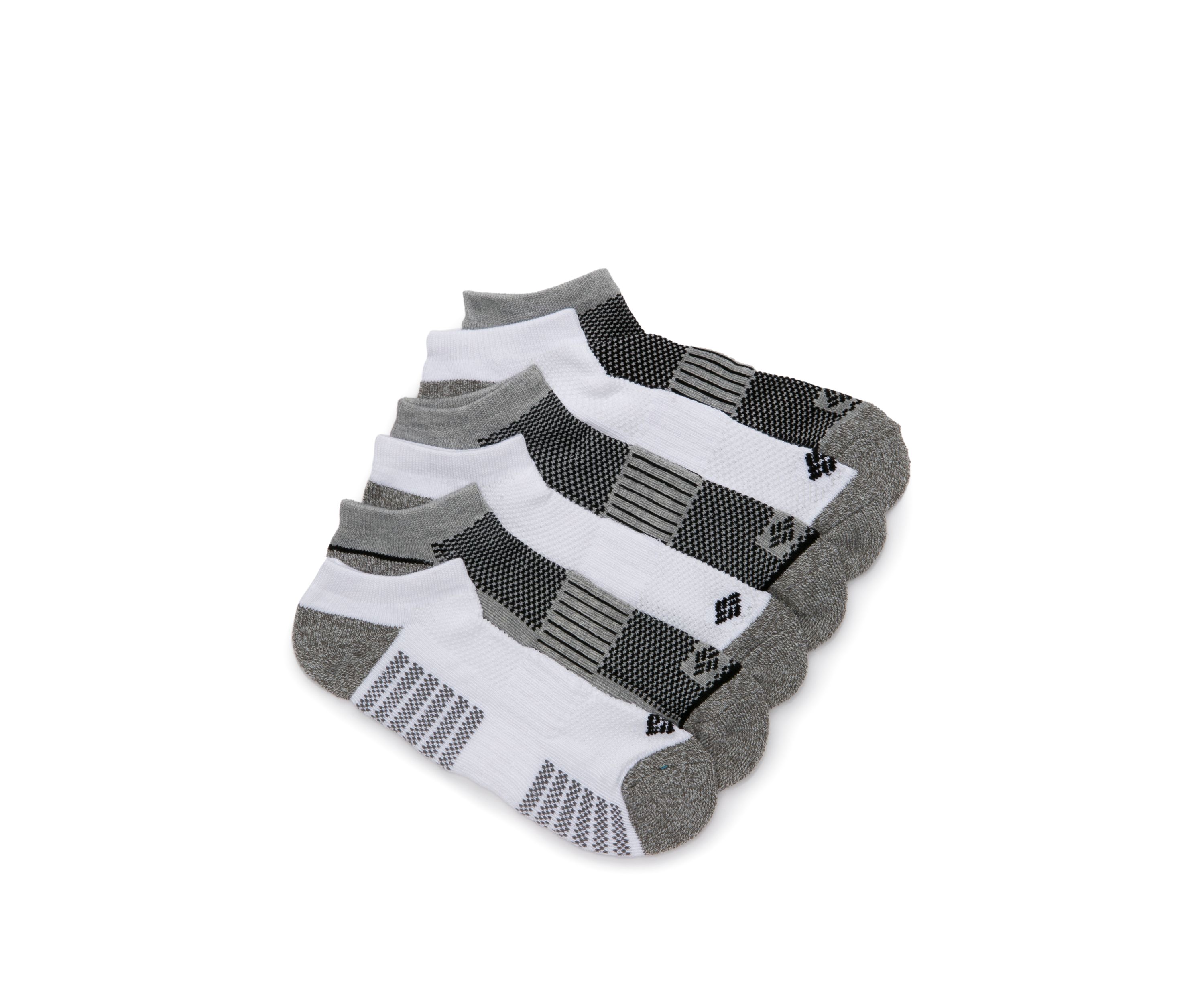 Athletic No-Show Socks - 6 Pack