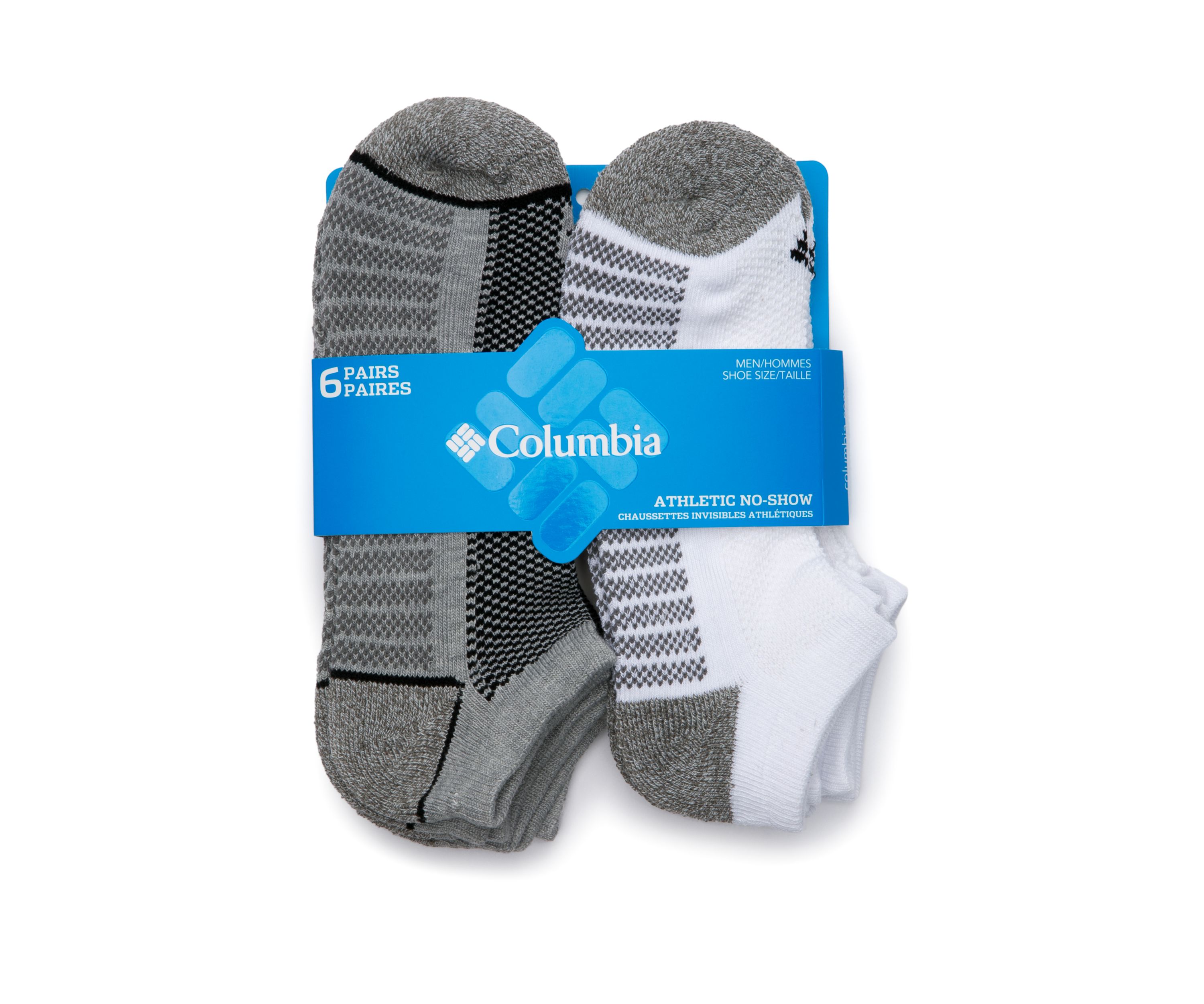 Athletic No-Show Socks - 6 Pack