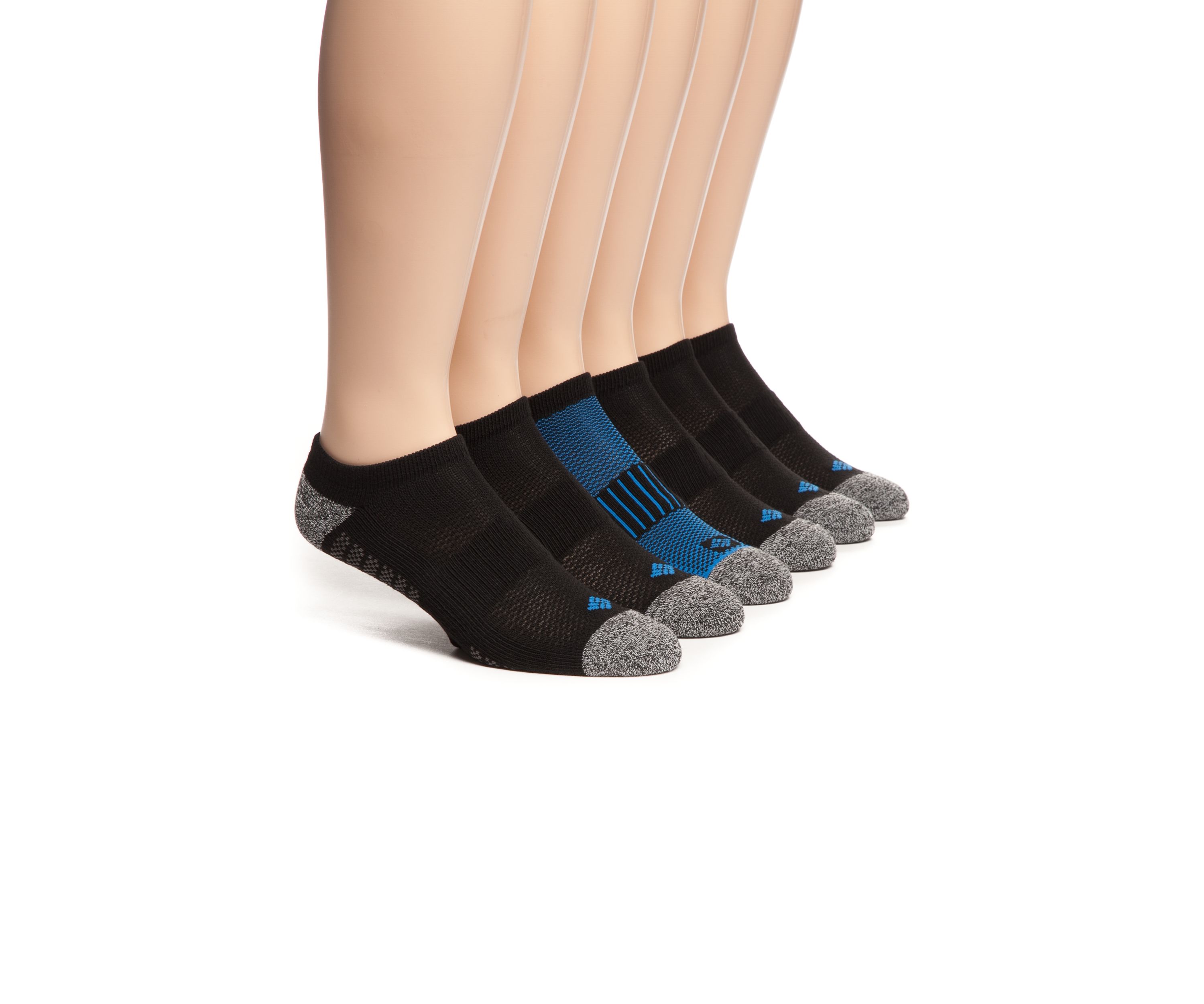Athletic No Show Socks - 6 Pack