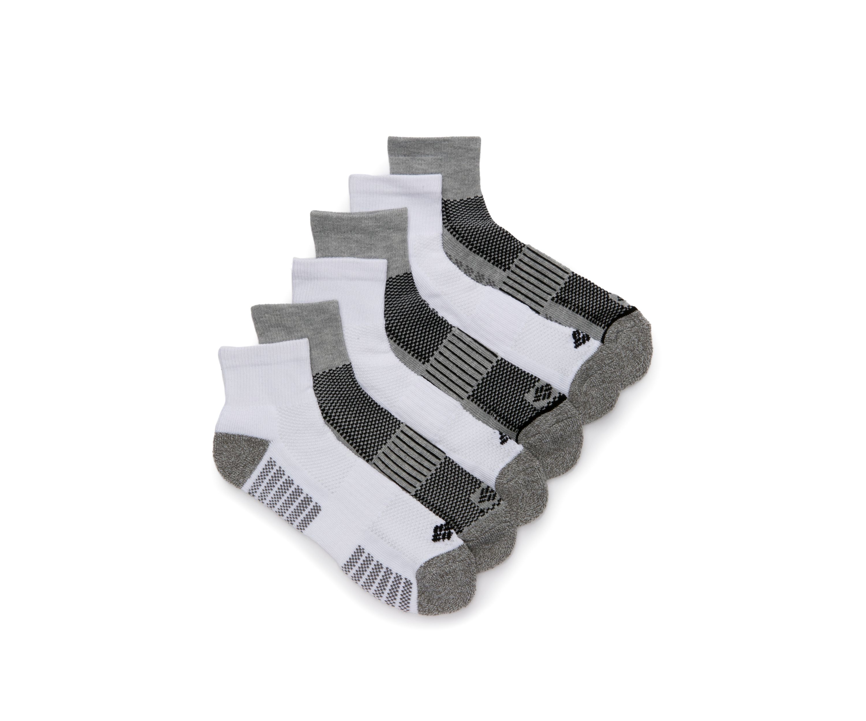 Athletic Quarter Socks - 6 Pack