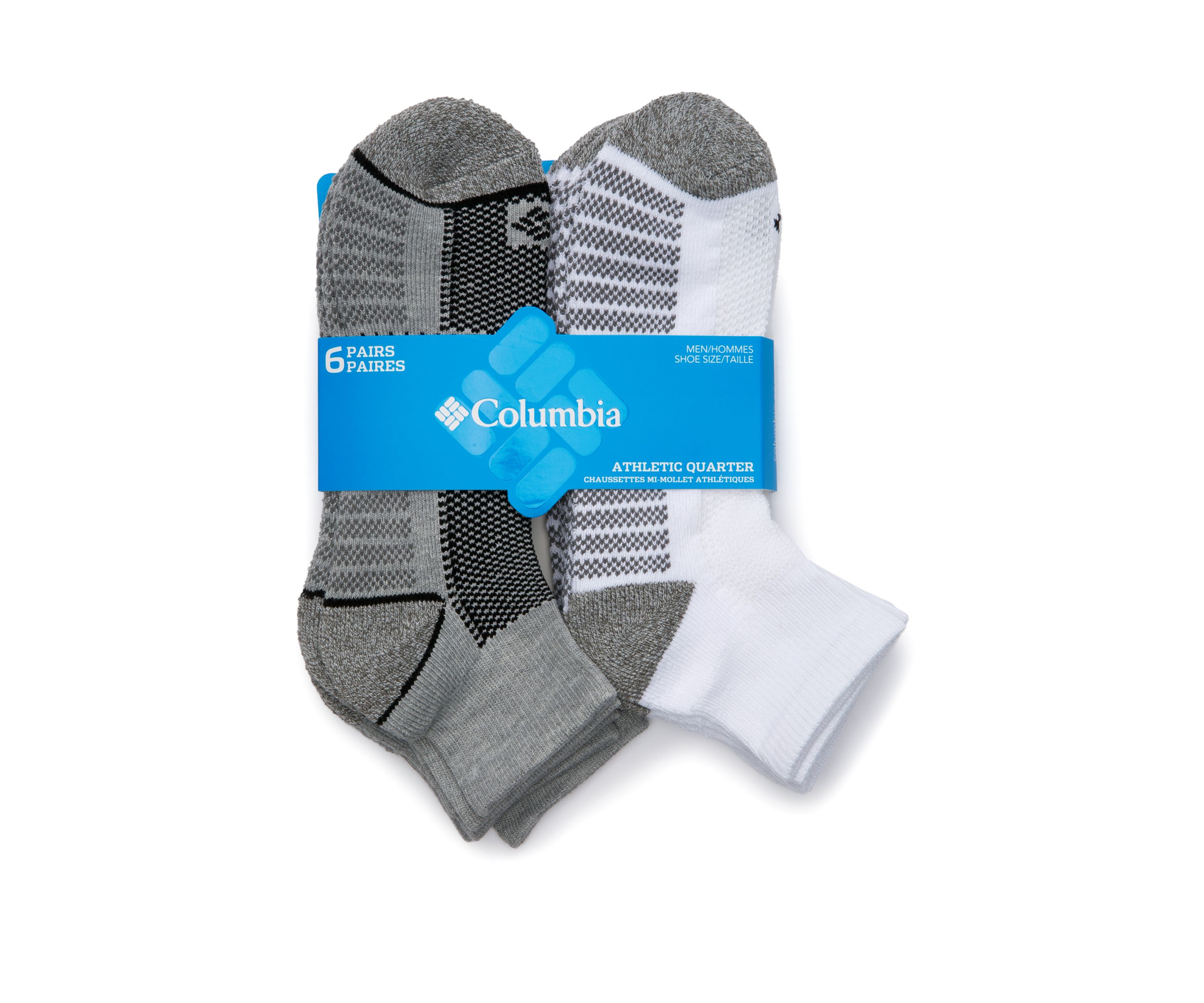 Athletic Quarter Socks - 6 Pack