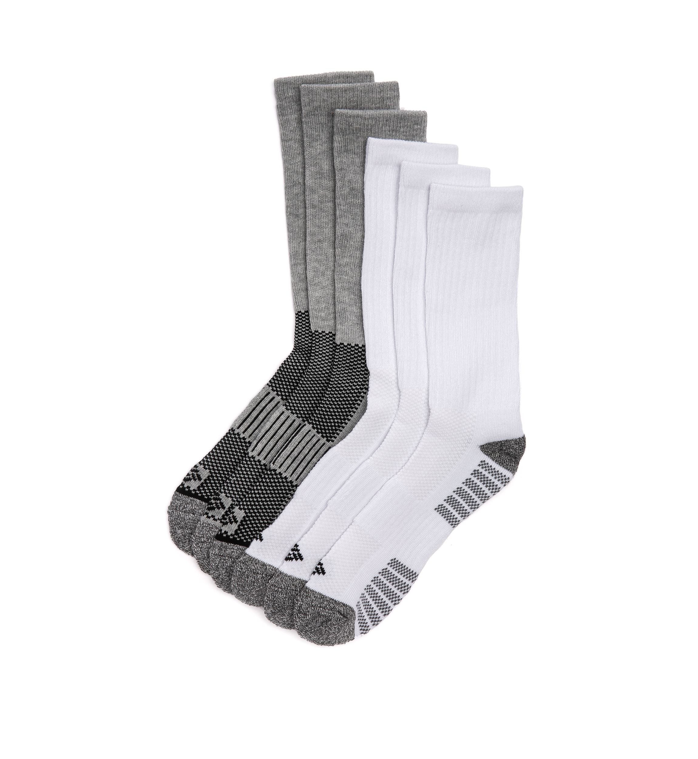 6 Pack Cushion Sport Crew Socks