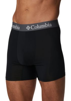 COLUMBIA 3-Pack High-Performance Stretch Boxer Briefs Men's Size XL Multi  Color