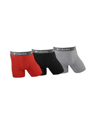 Columbia Performance Poly Stretch Boxer Briefs - 3 Pack | belk