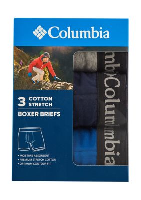 Columbia Cotton Boxer Briefs - 3 Pack | belk