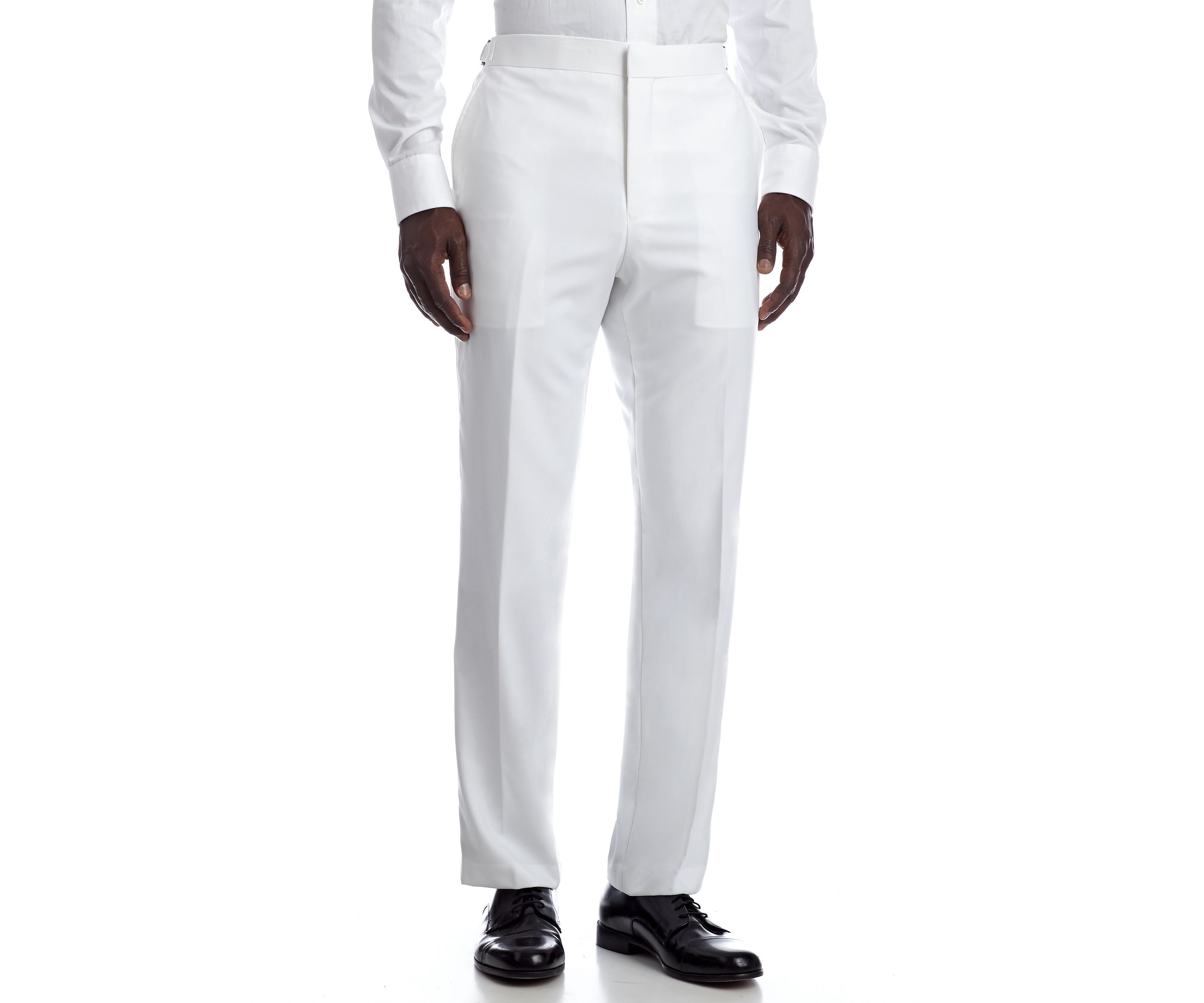 Slim White Suit Separate Pants
