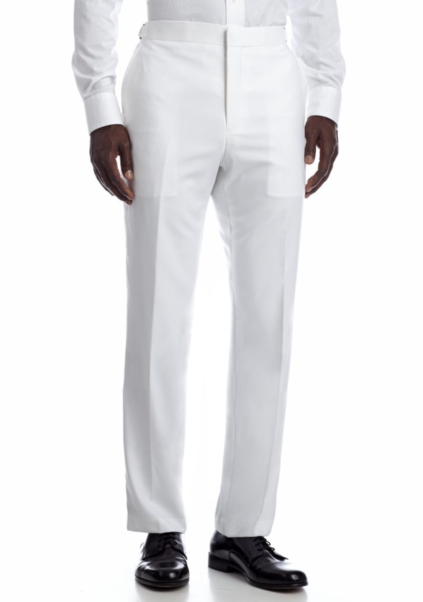Slim White Suit Separate Pants